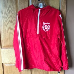 PINK Ohio State rain pull over!